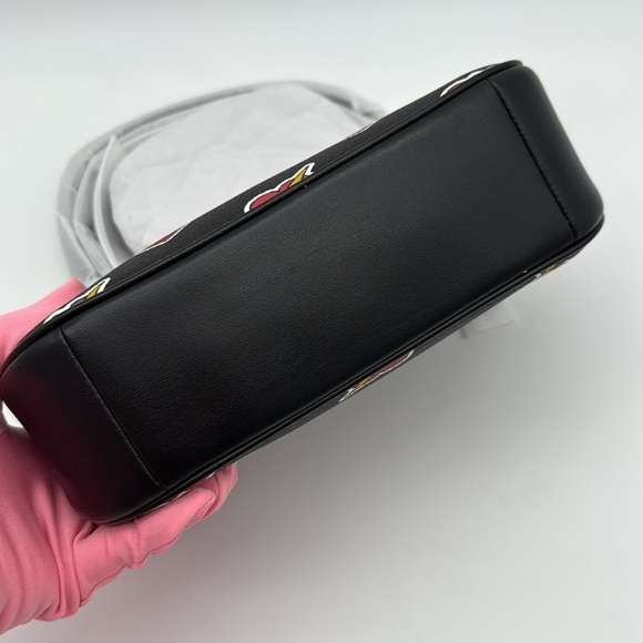 Coach Teri Shoulder Bag With Heart Bolt Print - Picture 6 of 14